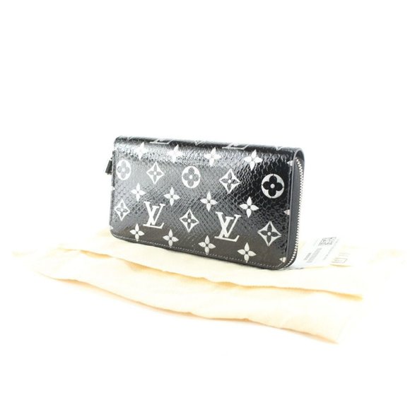 Louis Vuitton Black Monogram Python Zippy Wallet 3LK0223 - Picture 2 of 12